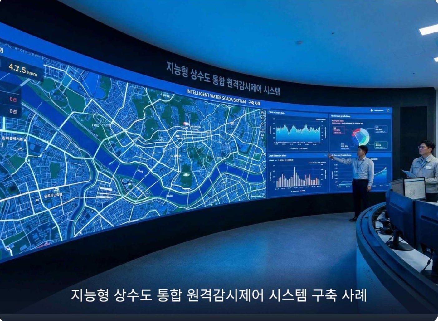 지능형 상수도 통합 원격감시제어 시스템 구축 사례